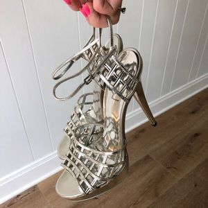 Saint Laurent size 41 authentic cage heels.(size11